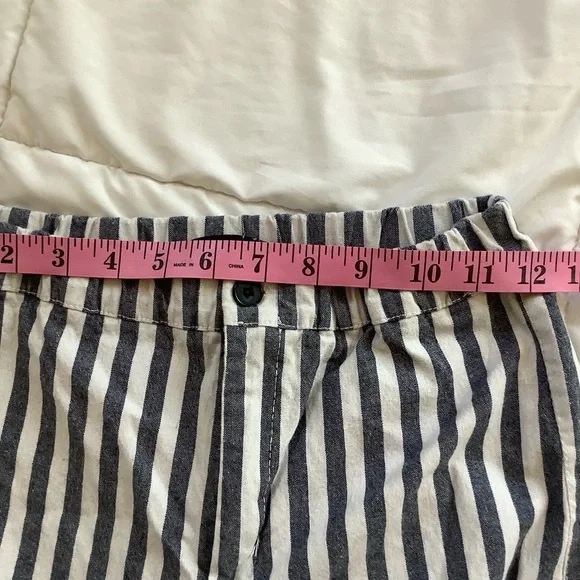 Brandy Melville Striped Cotton Stretch Crop Pants 24”x25” - Picture 7 of 11